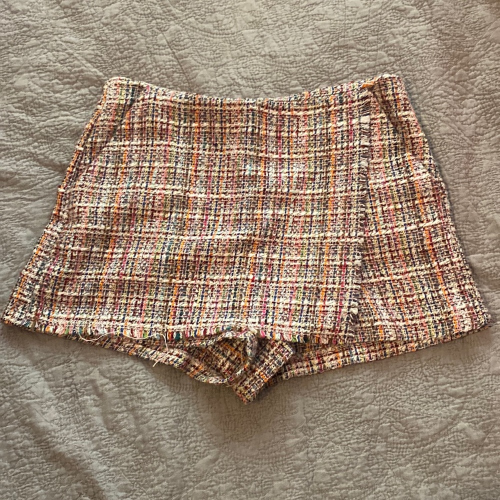 Tweed skort